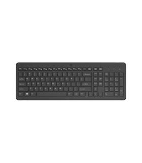 HP 225 Teclado Inalambrico 2.4GHz - 12 Atajos Fn Integrados - Indicadores LED Bloq Num, Bloq Mayus y Bateria - Autonomia hasta..
