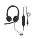 Axtel Voice UC28 Auriculares con Microfono USB - Conexion USB-A - Cancelacion de Ruido - Construccion Robusta