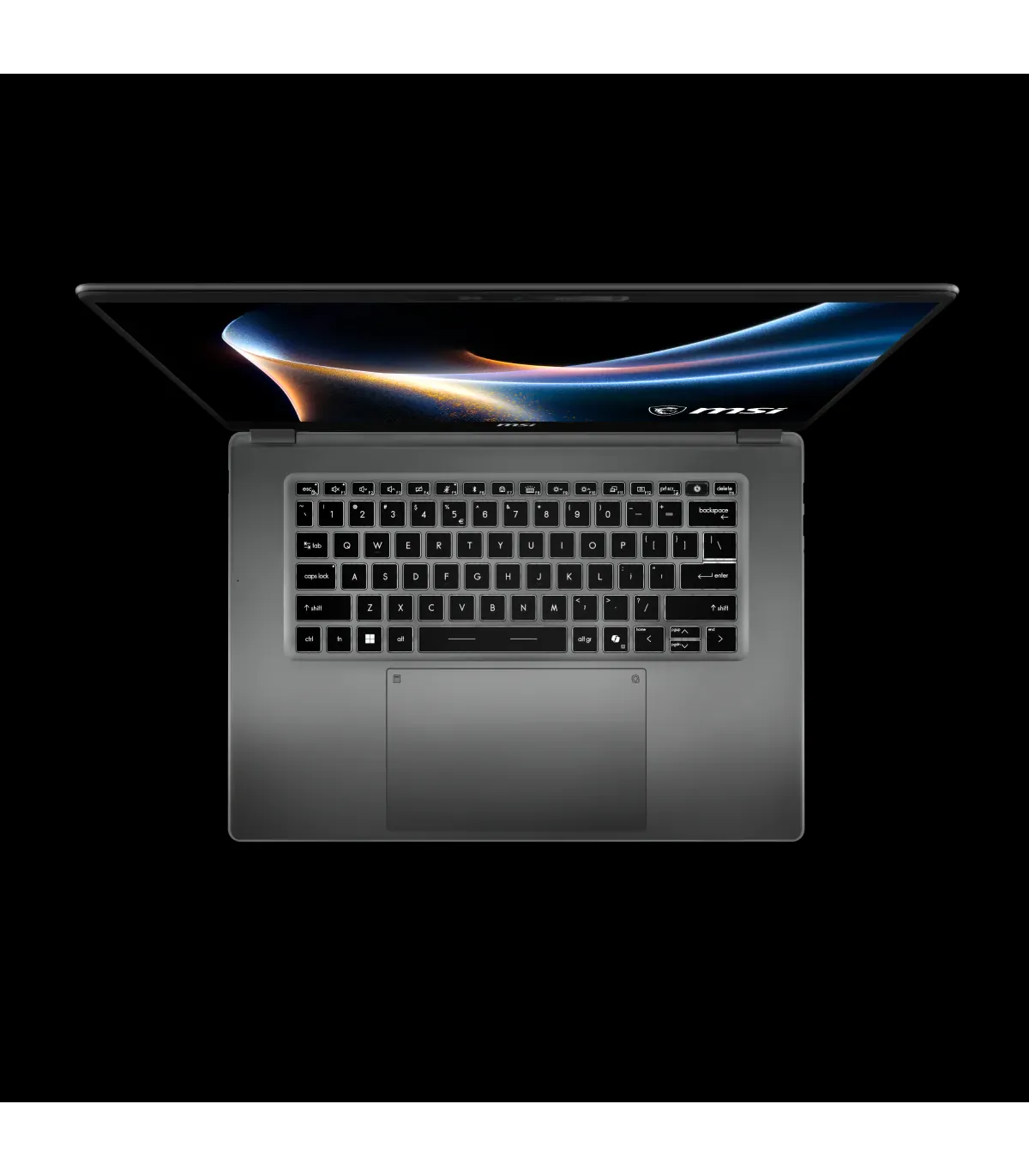 MSI PORTATIL PRESTIGE 16 AI+ C3MG-013ES-. 16" 16:10 2.8K (2880 X 1800) OLED, 120H. INTEL CORE ULTRA 9 PROCESSOR 386H. INTEL ARC.