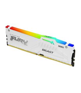 MEMORIA KINGSTON 16GB 6000MT/S DDR5 CL36 FURY BEAST WHITE RGB EXPO - KF560C36BWE2A-16
