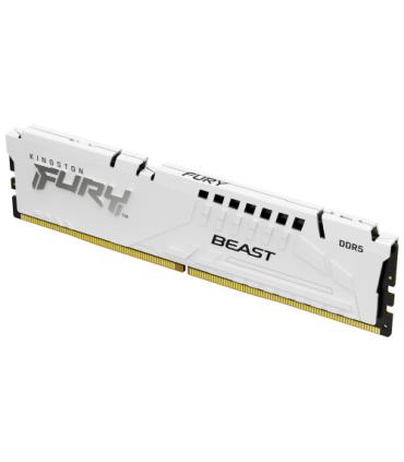 MEMORIA KINGSTON 32GB KIT2 6000MT/S DDR5 CL36 FURY BEAST WHITE EXPO - KF560C36BWE2K2-32