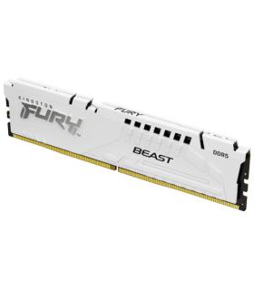 MEMORIA KINGSTON 16GB 6000MT/S DDR5 CL36 FURY BEAST WHITE EXPO - KF560C36BWE2-16