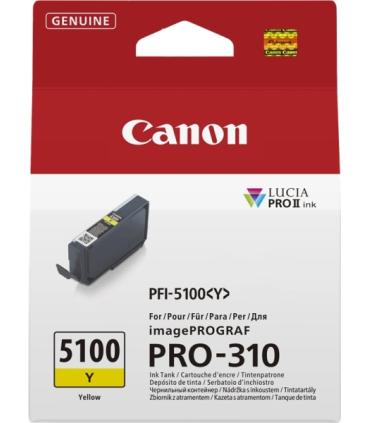 Canon PFI5100 Amarillo Cartucho de Tinta Original - PFI5100Y/6955C001