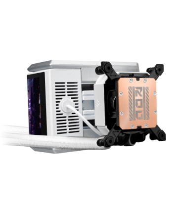 SISTEMA DE REFRIGERACION LIQUIDA ASUS PARA CPU ROG RYUO IV 360 ARGB WHITE EDITION,PANTALLA AMOLED