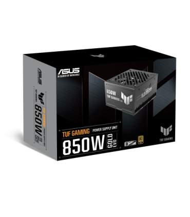 FUENTE ALIMENTACION ASUS TUF-GAMING-850G-EVO,850W, 80+ GOLD, ATX 3.0 COMPATIBLE, MILITARY-GRADE COMPONENTS, DUAL BALL BEARING..