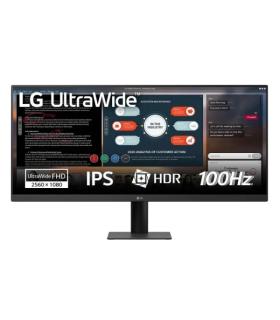 LG Ultrawide Monitor 29" LCD IPS WFHD 100Hz HDR FreeSync - 21:9 - HDMI, Displayport - VESA 100x100 - Color Negro