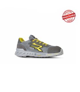 Upower Tony S ESD Calzado de Seguridad Transpirables y Ultraligeros - Talla 44 - Parte Superior Airnet, Suave Piel Serraje, Anti