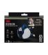 3M Mascarilla de Media Cara - Filtros Integrados - Proteccion Combinada - Reutilizable - Color Azul/Blanco