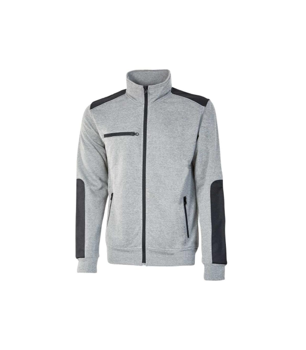 Upower Snug Sudadera Acolchada con Cremallera - Talla XL - Bolsillos con Microfibra, Refuerzos Antiabrasion, Insertos Reflectant