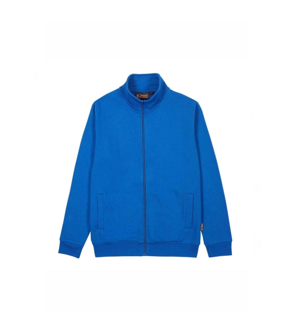 Upower Sotra Sudadera de Trabajo sin Capucha - Talla L - Cremallera, Polialgodon Perchado, Diseño Ergonomico, Puños y Dobladillo