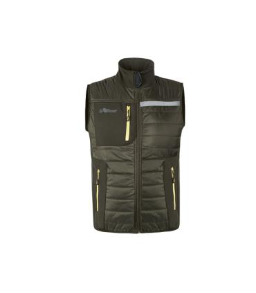 Upower Wall Chaleco de Trabajo con Relleno en Grafeno - Talla L - Termorregulacion Avanzada, Repelente al Agua, Propiedades Bact