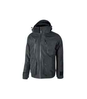 Upower Forex Parka Impermeable y Transpirable - Talla 2XL - Capucha Ajustable y Desmontable, Interior Termico con Mangas Desmont