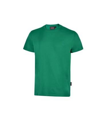 Upower Figi Camiseta de Trabajo de Algodon Cardado - Talla 3XL - Cuello Elastico Acanalado, Cinta Para-Sudor, Proteccion DPI1..