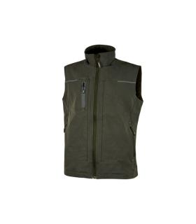 Upower Saturn Chaleco de Tela Resistente - Talla L - Suave, Repelente al Agua, Transpirable, Multiples Bolsillos, Detalles Refle