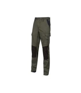 Upower Majo Pantalon de Trabajo - Talla XL - Algodon Elastico, Diseño Slim-Fit, Multiples Bolsillos, Proteccion Lumbar, Detalles