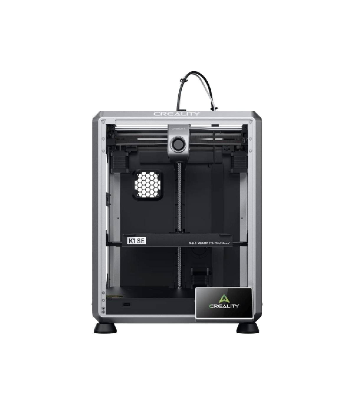 Creality K1 SE Impresora 3D Cerrada - Volumen 22x22x25cm - Extrusor Dual Direct Drive - Velocidad Maxima de 600mm/s - Aceleracio