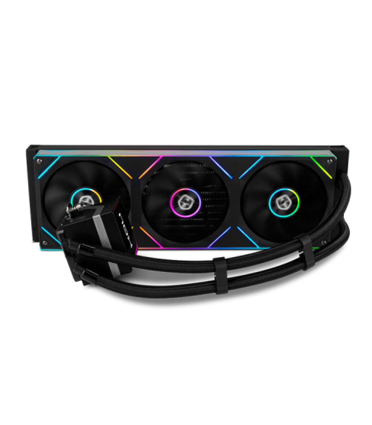 NOX Hummer M-360 LCD|Kit RL Magnético ARGB Negro