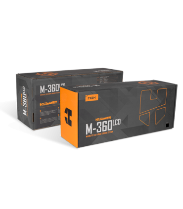 NOX Hummer M-360 LCD|Kit RL Magnético ARGB Negro