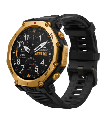 Amazfit T-Rex 3 Pro 3,81 cm (1.5") AMOLED 48 mm Digital 480 x 480 Pixeles Pantalla táctil Oro Wifi GPS (satélite