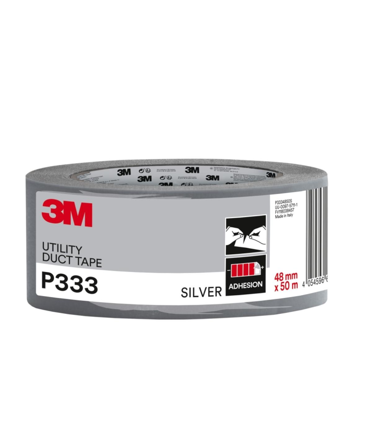 3M Cinta Adhesiva Americana - 48mm x 50m - Color Plata