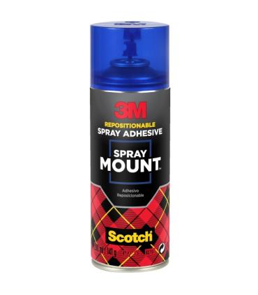 3M Spraymount Adhesivo en Spray 200ml - Permanente al Secado - Permite Reposicionar hasta Secado - Color Transparente