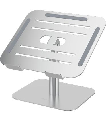 Fellowes Alumia Elevador para Portatil de Sobremesa hasta 15" - Ajustes de Altura entre15 y 30cm - Plataforma con Inclinacion Aj