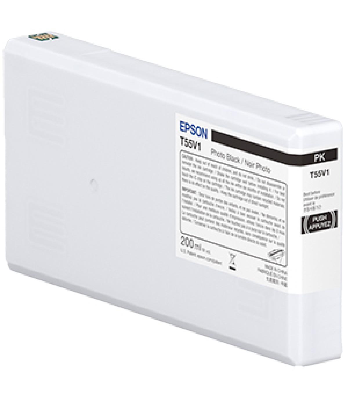 Epson T55W1 Negro Photo Cartucho de Tinta Original - C13T55W100