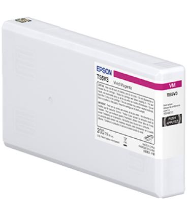 Epson T55W3 Magenta Vivido Cartucho de Tinta Original - C13T55W300