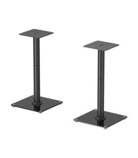 Aisens Pack Soporte Universal de Suelo para Altavoces - Carga Max. 25Kg - Altura 61cm - Color Negro