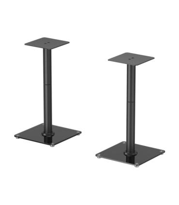 Aisens Pack Soporte Universal de Suelo para Altavoces - Carga Max. 25Kg - Altura 61cm - Color Negro