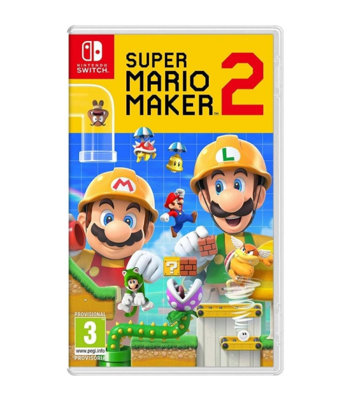 Nintendo Videojuego Super Mario Maker 2 para Consola Nintendo Switch - Genero Plataformas/Editor de Niveles/Multijugador - PEGI.