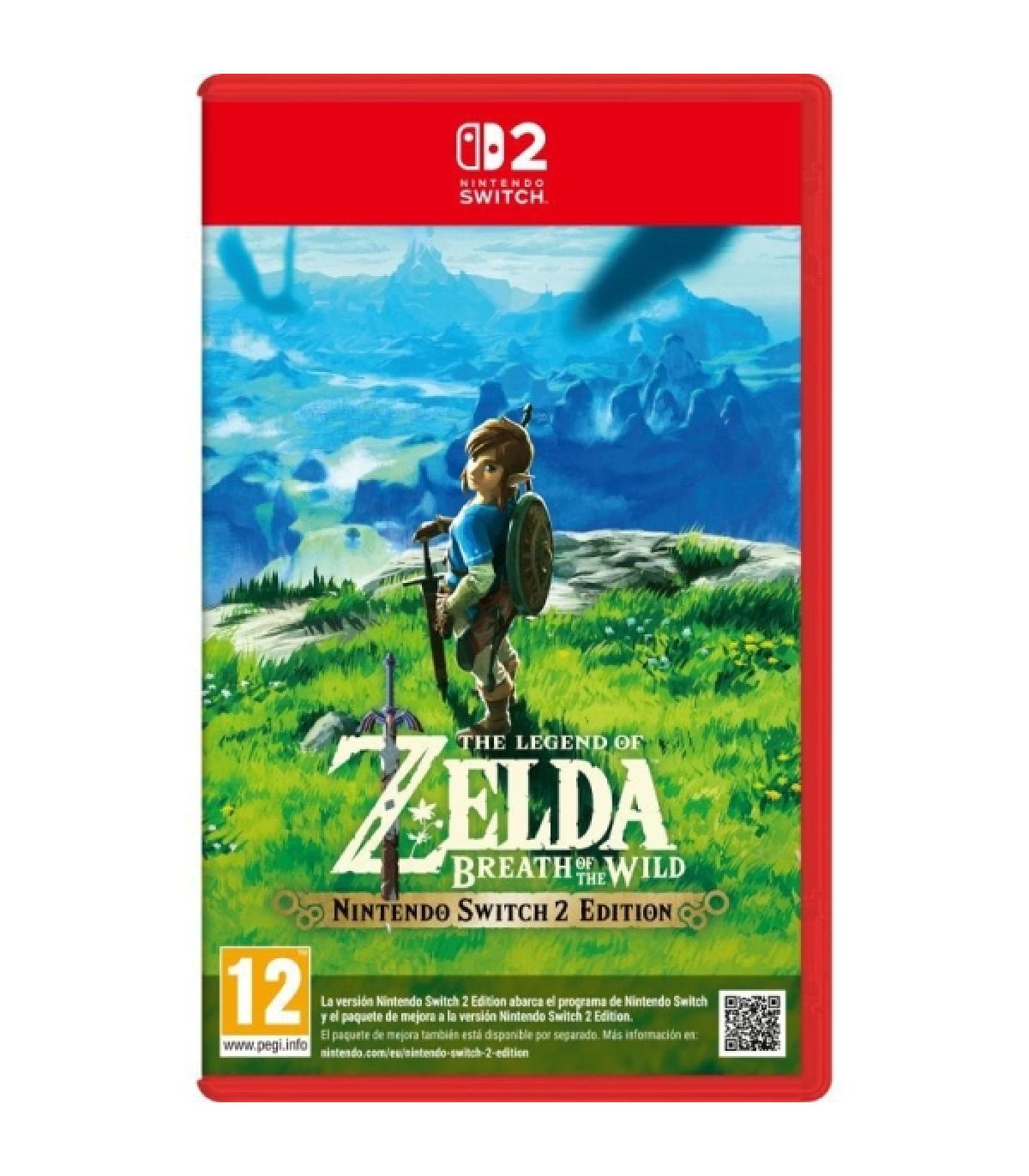 Nintendo Videojuego Zelda Breath Of The Wild para Consola Nintendo Switch 2 - Genero Aventura/Mundo Abierto/Accion - PEGI 12
