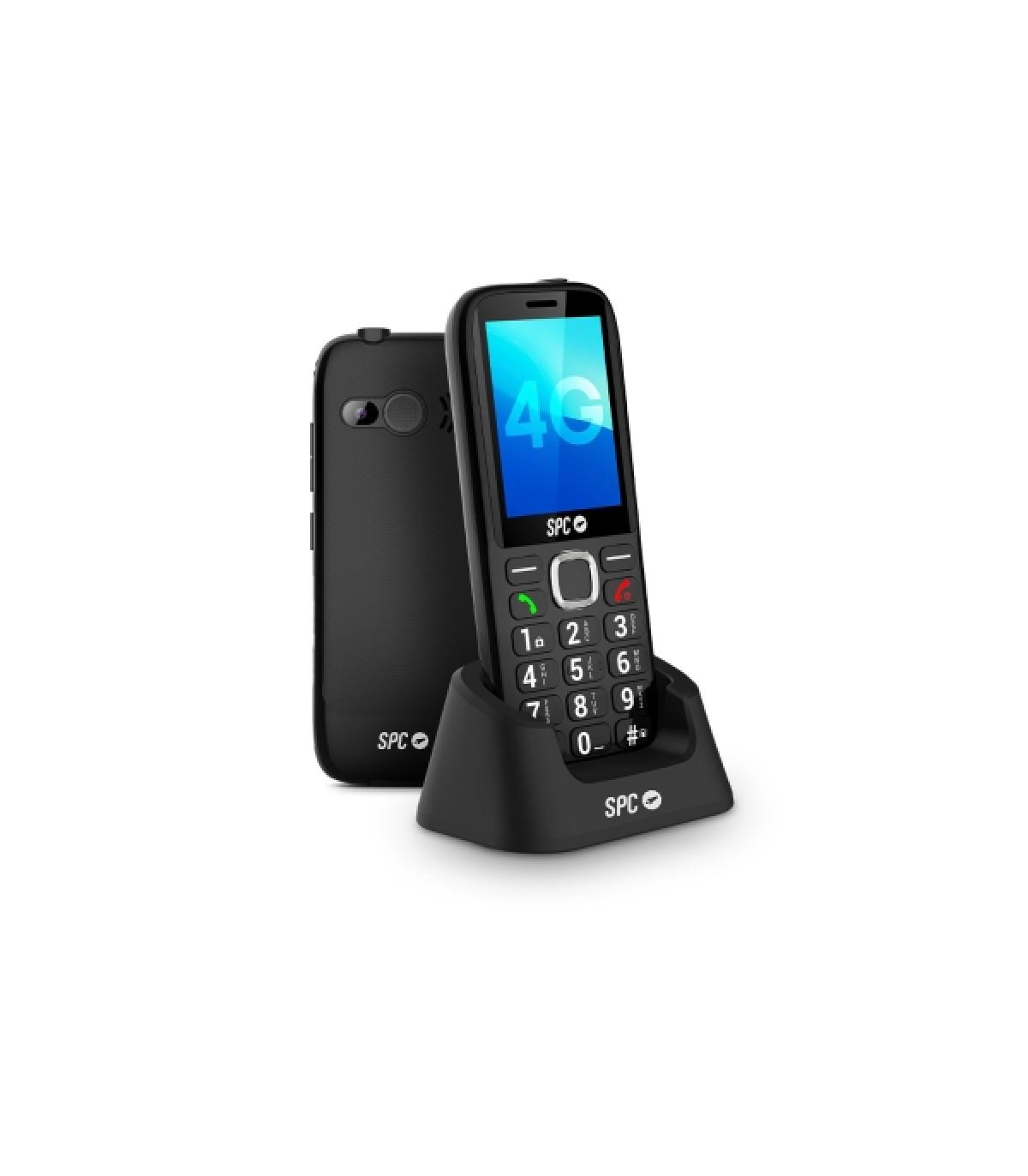 SPC Fortune 2 Max Telefono Movil 4G para Mayores - Pantalla XL 2.4" - Teclas Grandes - Timbre Extra Alto 104 dB - Smart Help ..