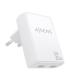 Aisens Cargador GaN Ultra Delgado 30W - 2xUSB-C PD3.0 QC4.0 - Tecnologia AI - Color Blanco