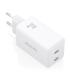 Aisens Cargador GaN 65W - 2xUSB-C PD3.0 QC4.0 - Tecnologia AI - Color Blanco