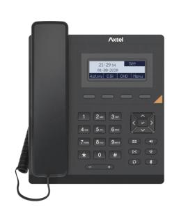 Axtel AX-200 Telefono fijo IP - PoE - 1000 Entradas - Color Negro