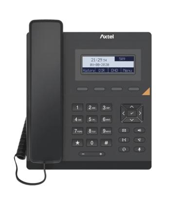 Axtel AX-200 Telefono fijo IP - PoE - 1000 Entradas - Color Negro
