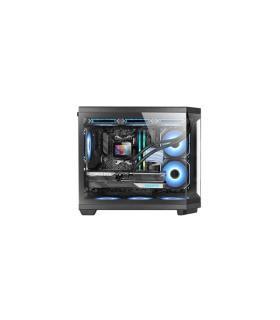 Mars Gaming MC-3TCOREM Minitorre Ultracompacta - Soporte MicroATX/Mini-ITX - Triple Cristal Templado - Doble Camara - 5 Ranuras.