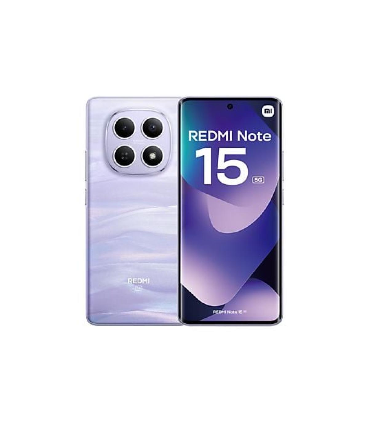 Xiaomi Redmi Note 15 5G Smartphone Pantalla 6.77" - 8GB - 256GB - Camara Principal 108MP - Bateria 5520mAh - Color Lila