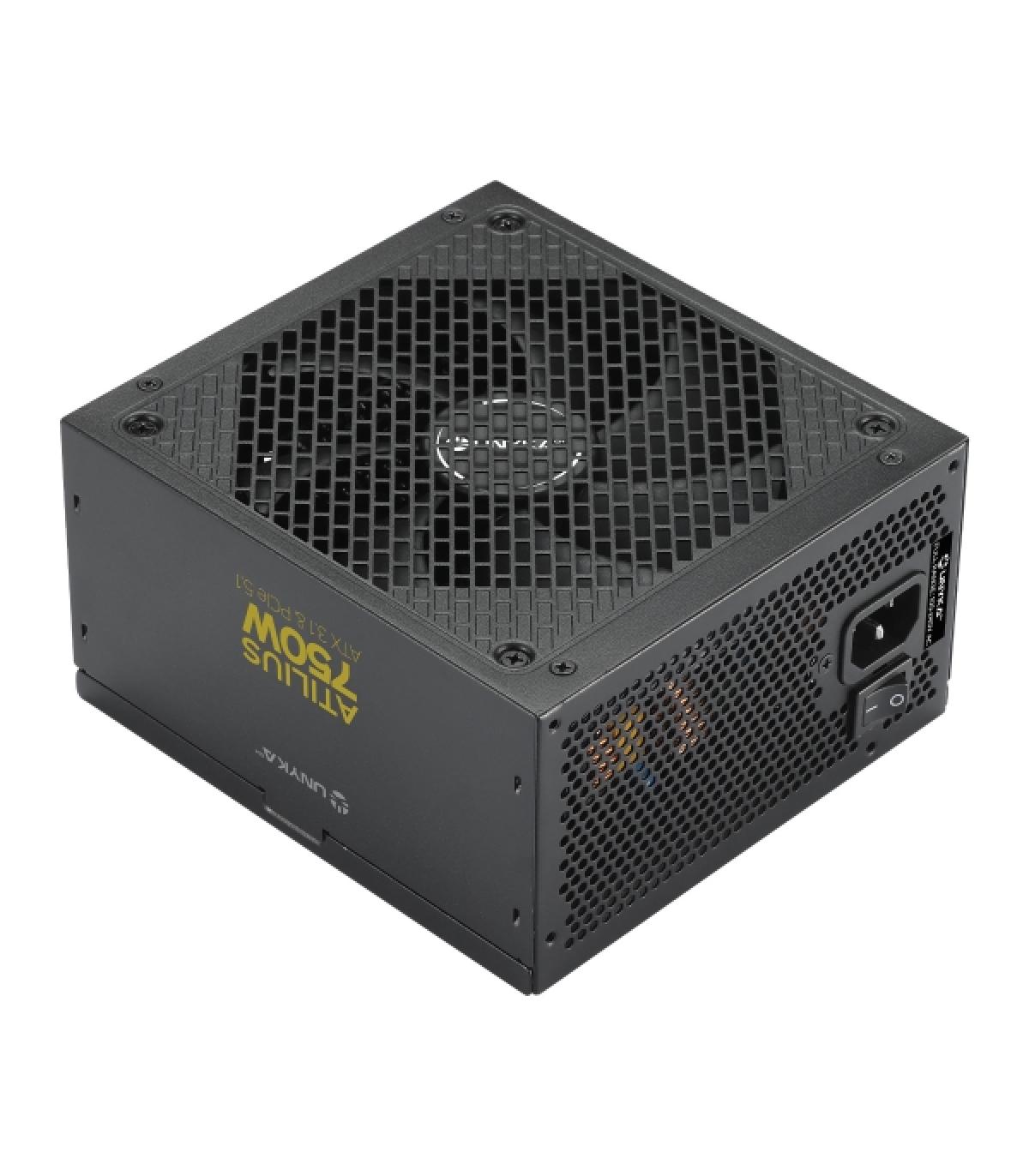 Unykach Atilius 3.1 Black 750W 80 Plus Gold Fuente de Alimentacion 750W ATX 3.1 - Full Modular - Ventilador 120mm
