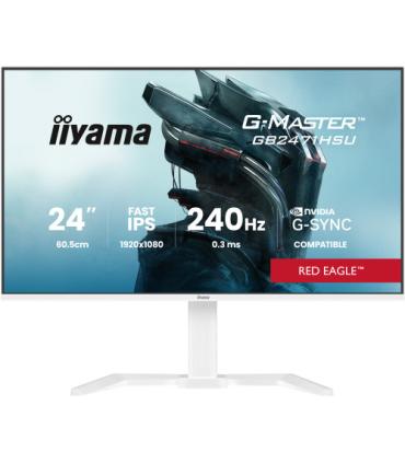 iiyama G-MASTER GB2471HSU-W1 pantalla para PC 60,5 cm (23.8") 1920 x 1080 Pixeles Blanco