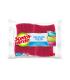 Scotch-Brite Delicate Color Pack de 2 Estropajos de Cocina - Proteccion para los Dedos - No Raya - Color Rojo
