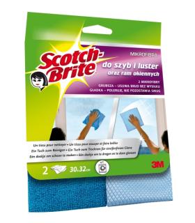 Scotch-Brite Bayeta de Microfibra para Cristales - Color Azul