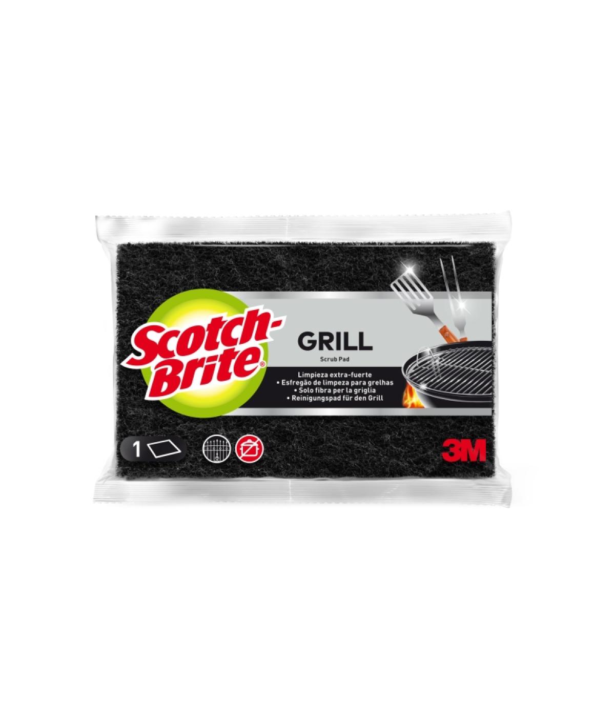 Scotch-Brite Estropajo para Parrillas - Color Negro