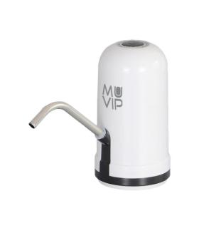 Muvip MV0636 Dispensador de Agua Portatil - Adaptadores para Garrafas de Hasta 20 Litros - Bateria Recargable - Compacto - Indic