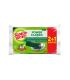 Scotch-Brite Classic Pack de 3 Estropajos de Cocina - Promocion 2 + 1 Gratis - Color Verde Oscuro