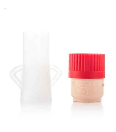 Innovagoods Fuming Chef Limpiador de Microondas - Polipropileno - Uso con Agua y Vinagre - Facil de Limpiar - Indicador de Nivel