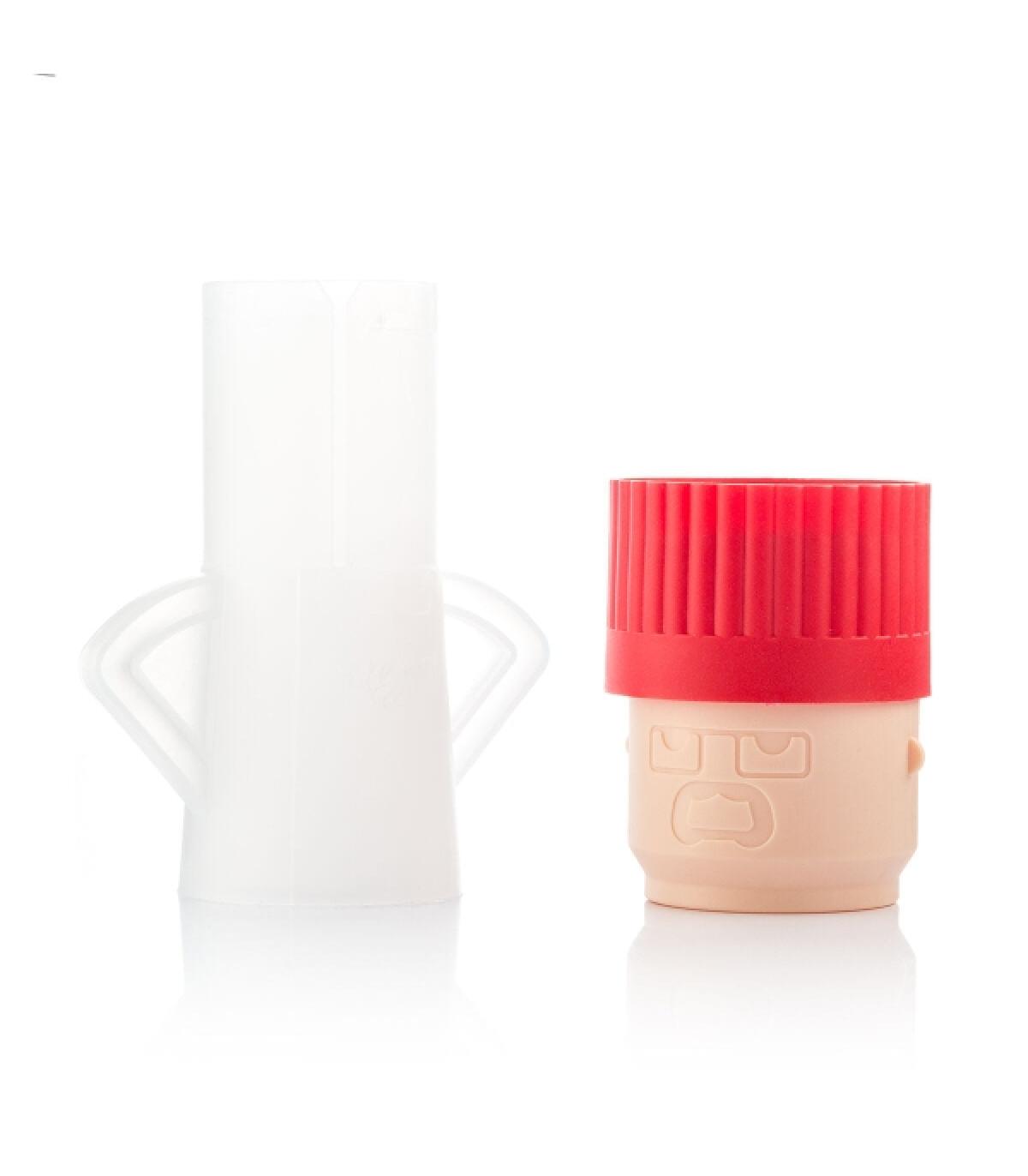 Innovagoods Fuming Chef Limpiador de Microondas - Polipropileno - Uso con Agua y Vinagre - Facil de Limpiar - Indicador de Nivel