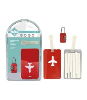 Lagart Pack con Tarjeta Identificativa y Candado de Combinacion