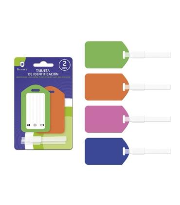 Bismark Pack con 2 Tarjetas Identificativas - 4 Colores Aleatorios